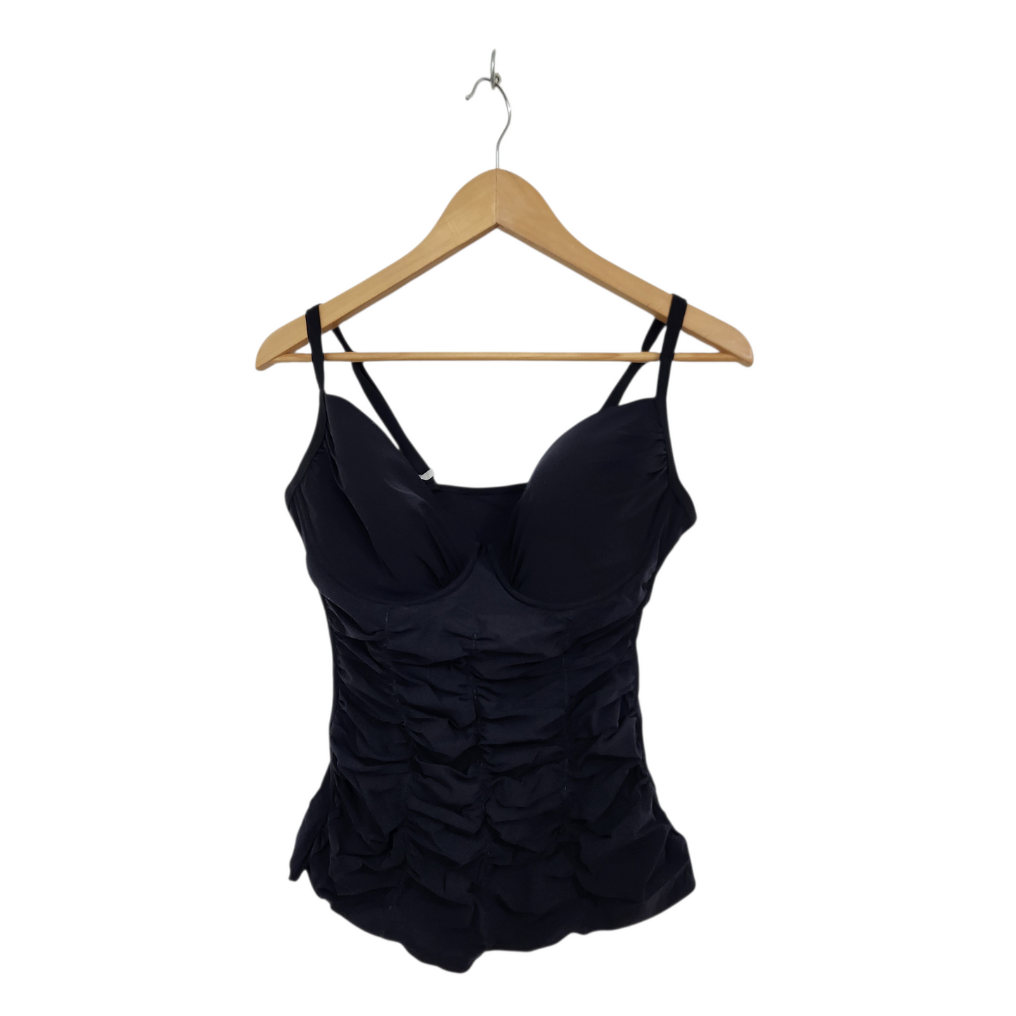 חולצת בגד ים צבע שחור | לאישה מידה L