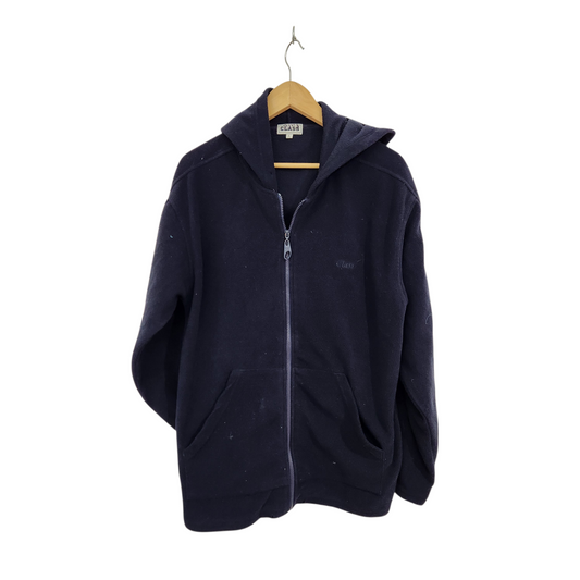 CLASS | ג'קט פליז צבע כחול | לאישה מידה L