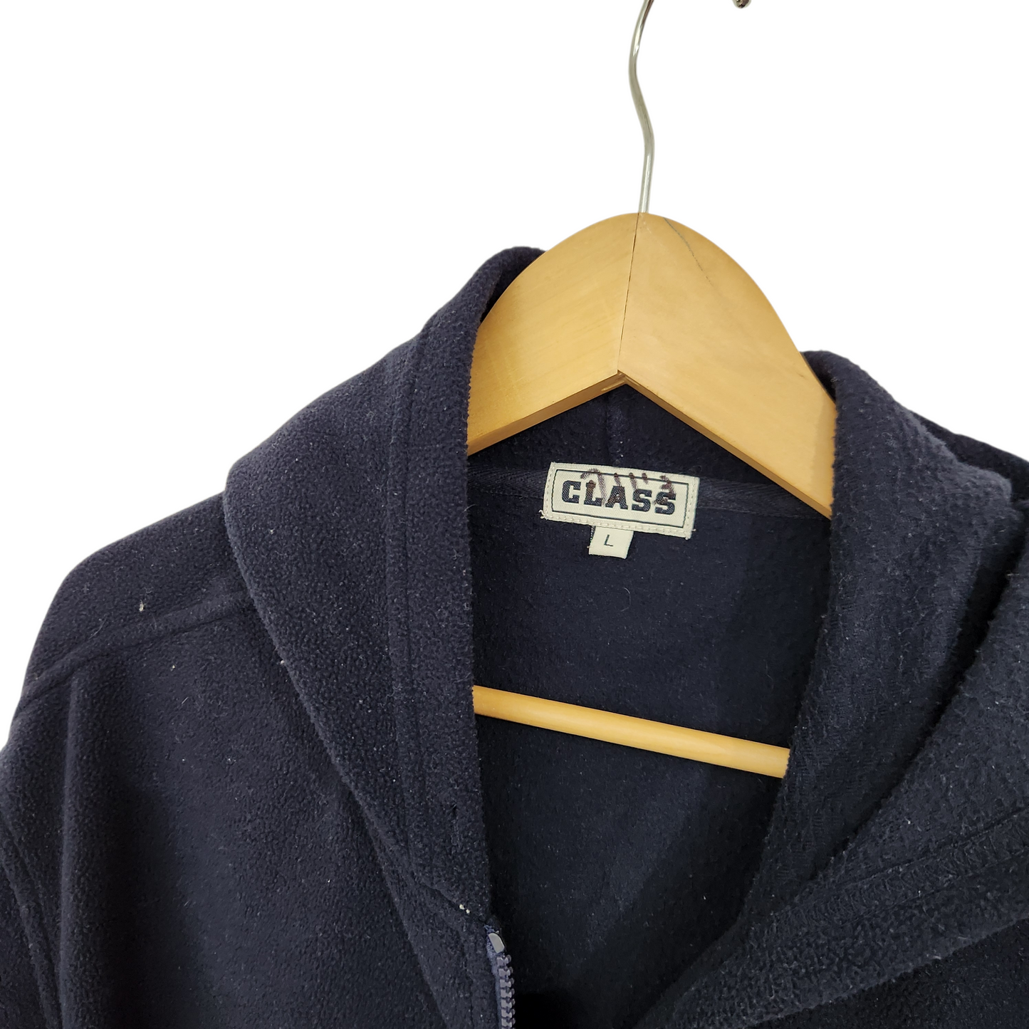 CLASS | ג'קט פליז צבע כחול | לאישה מידה L