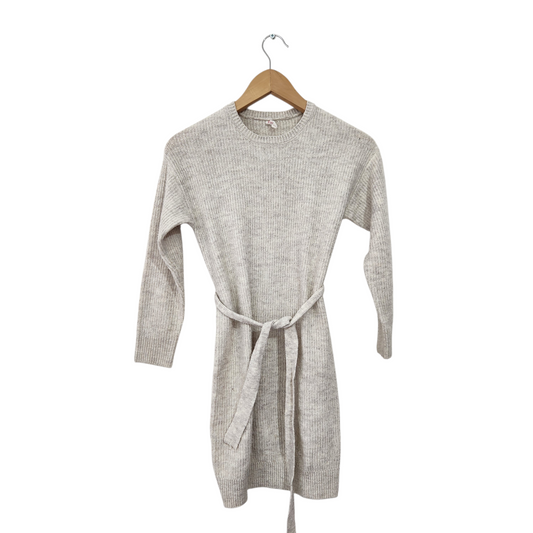 TAG | שמלת סריג צבע קרם | לילדות גיל 9-10