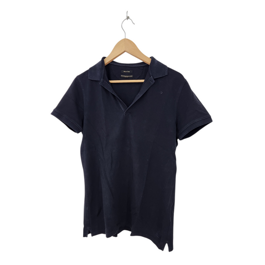 MASSIMO DUTI | חולצה קצרה לגבר צבע שחור | מידה M