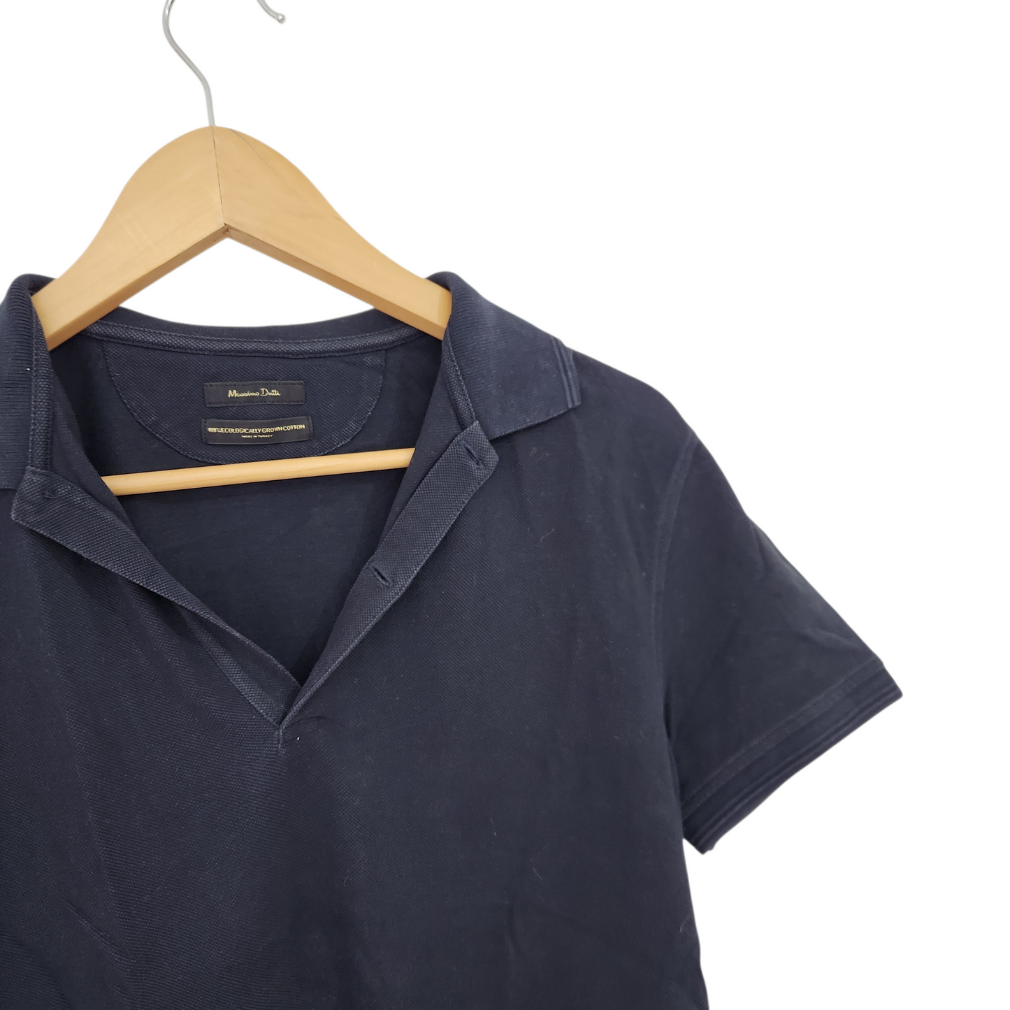 MASSIMO DUTI | חולצה קצרה לגבר צבע שחור | מידה M