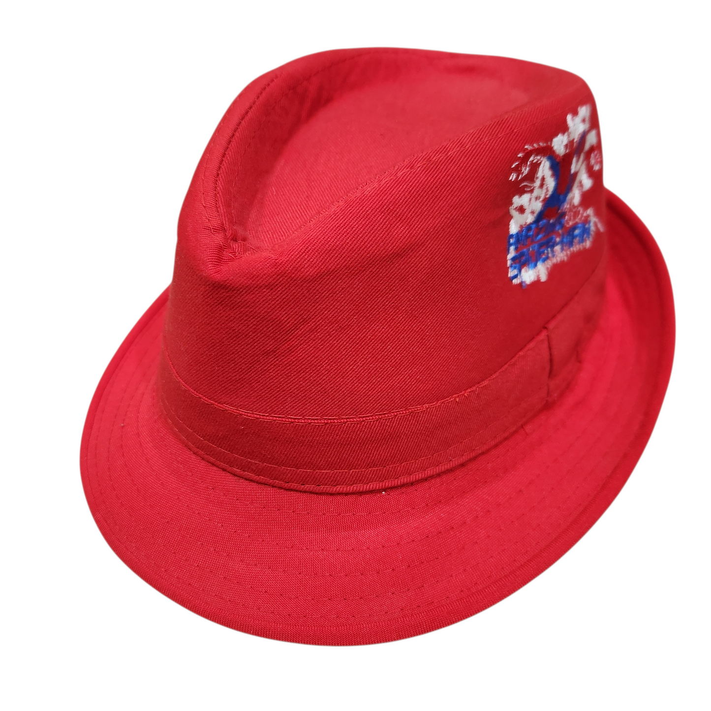 כובע פדורה / טרילבי אדום עם רקמת ספיידרמן | לילדים גיל 4-6