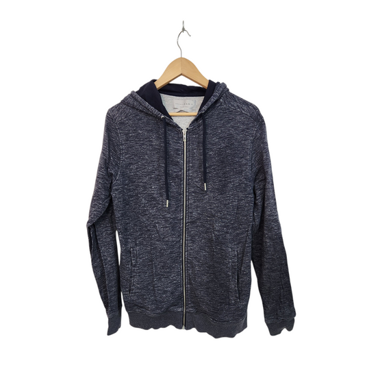 ZARA | קפוצ'ון צבע כחול לאישה | מידה L