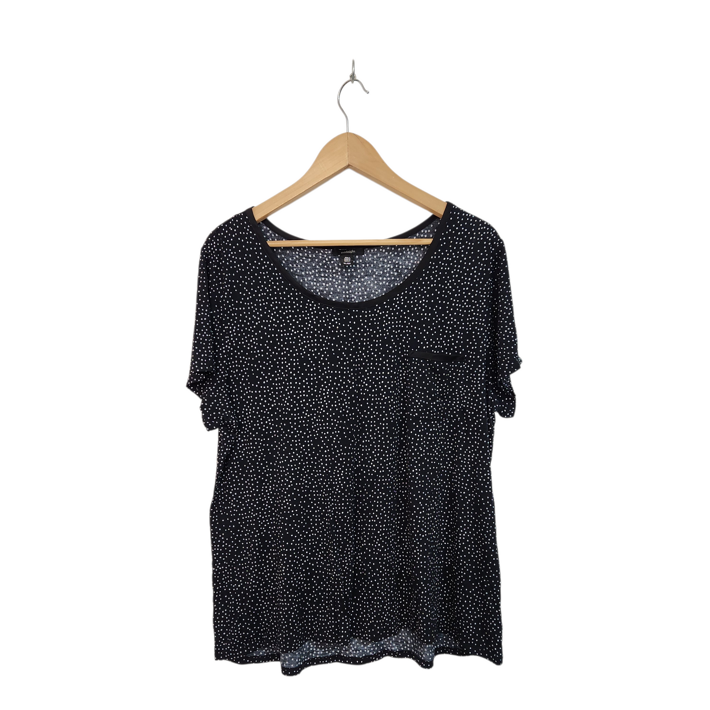 MIDNIGHT | חולצה ארוכה דקה | לאישה מידה XL