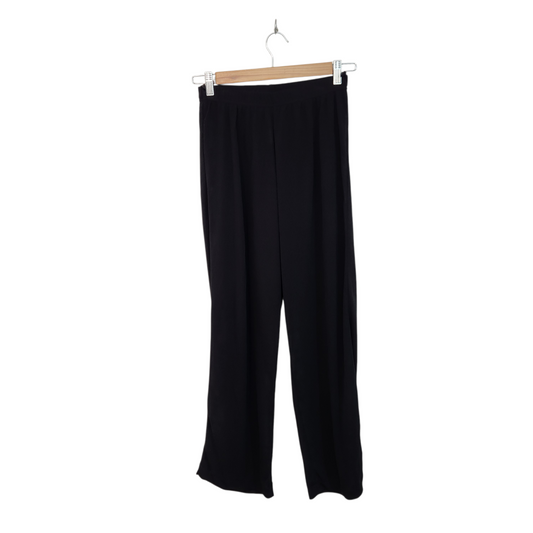 לודז'יה רוטקס | מכנסיי וינטג' ארוכים דקים צבע שחור | לאישה מידה 2