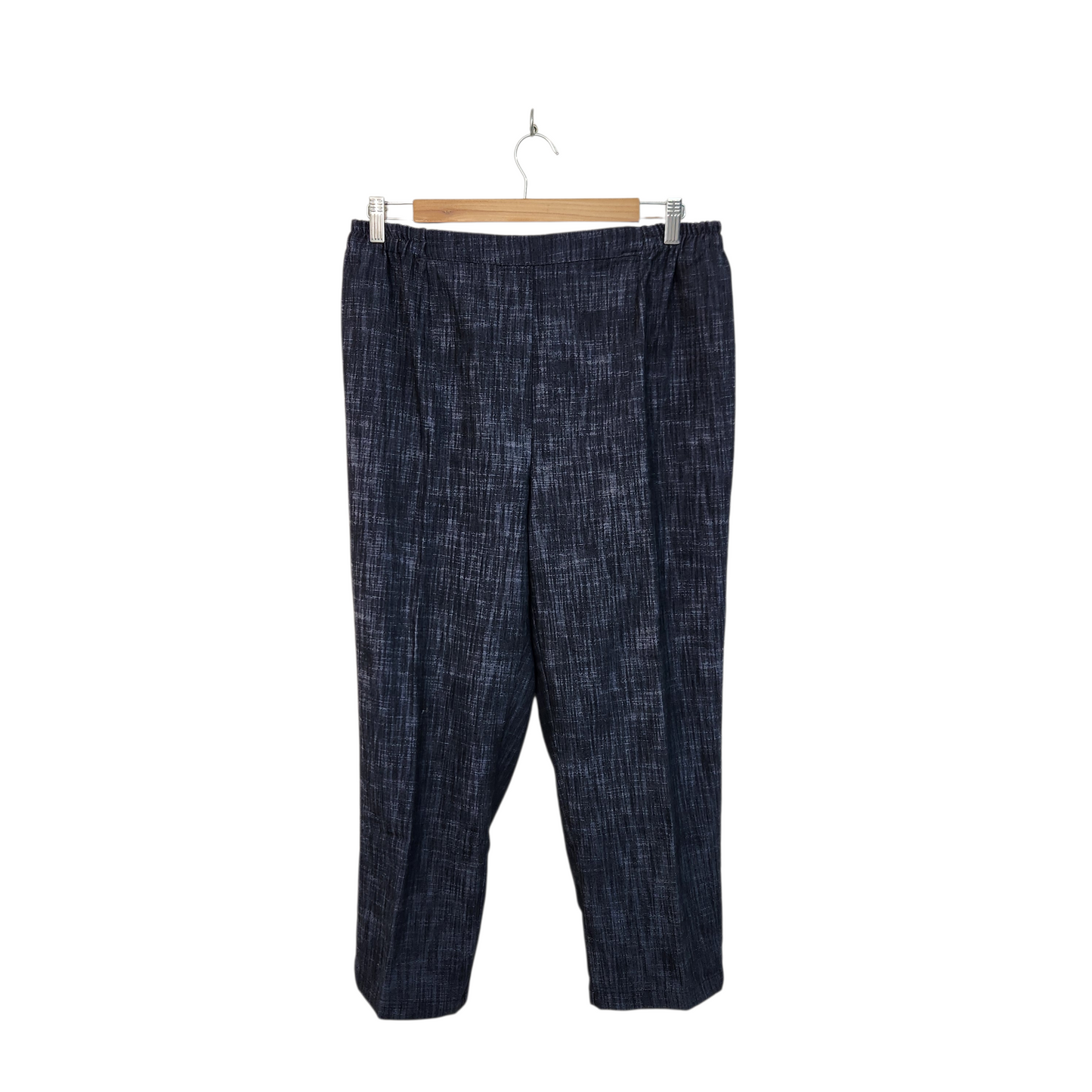 AMERICAN EAGLE | מכנסיים ארוכים דקים צבע ג'ינס | לאישה מידה 48 | 34 אינץ'