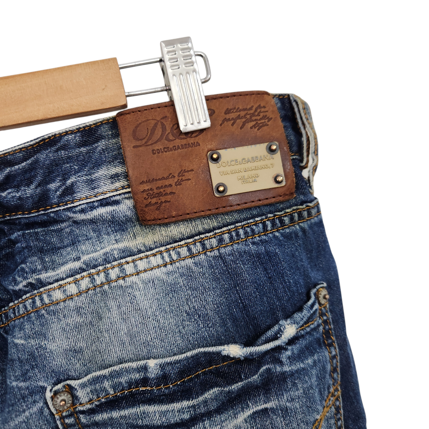 DOLCE & GABBANA | ג'ינס לגבר | מידה 36 אינץ' | 46 אירופאית | כתם