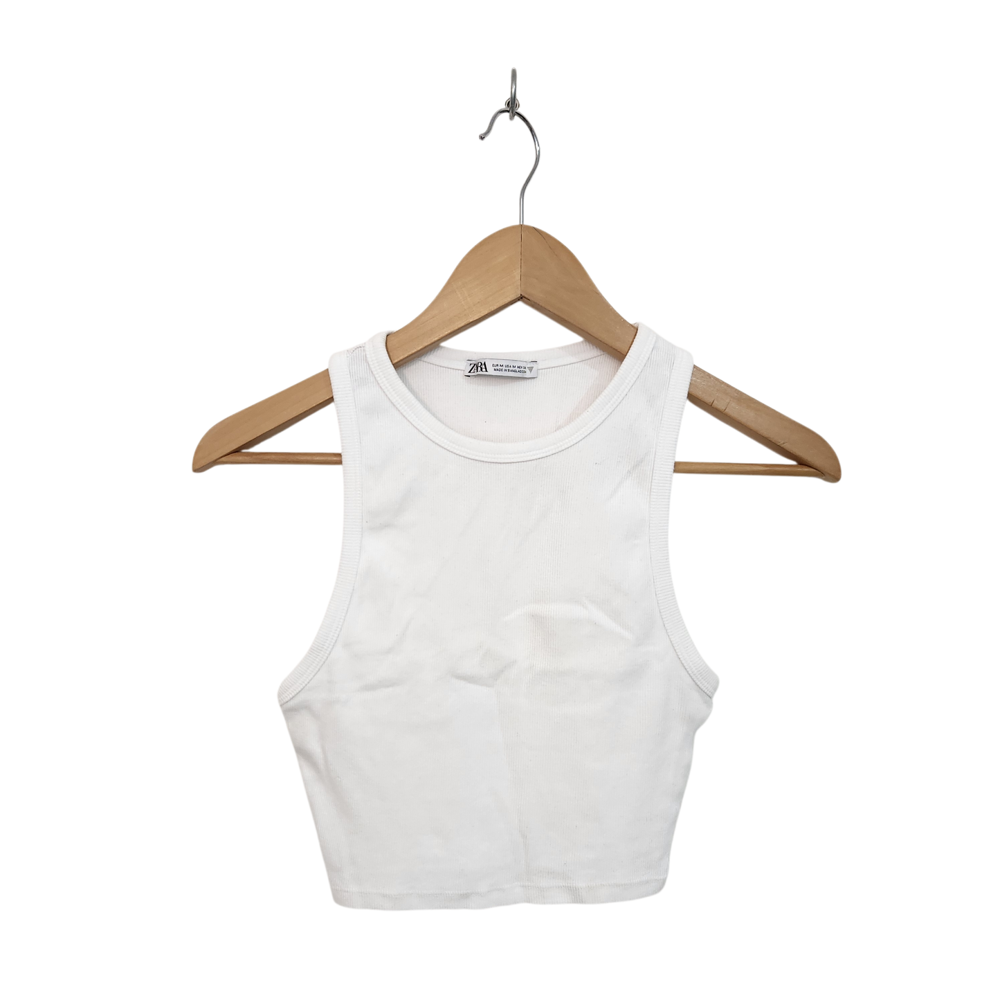 ZARA | גופיה צבע לבן | לאישה מידה M