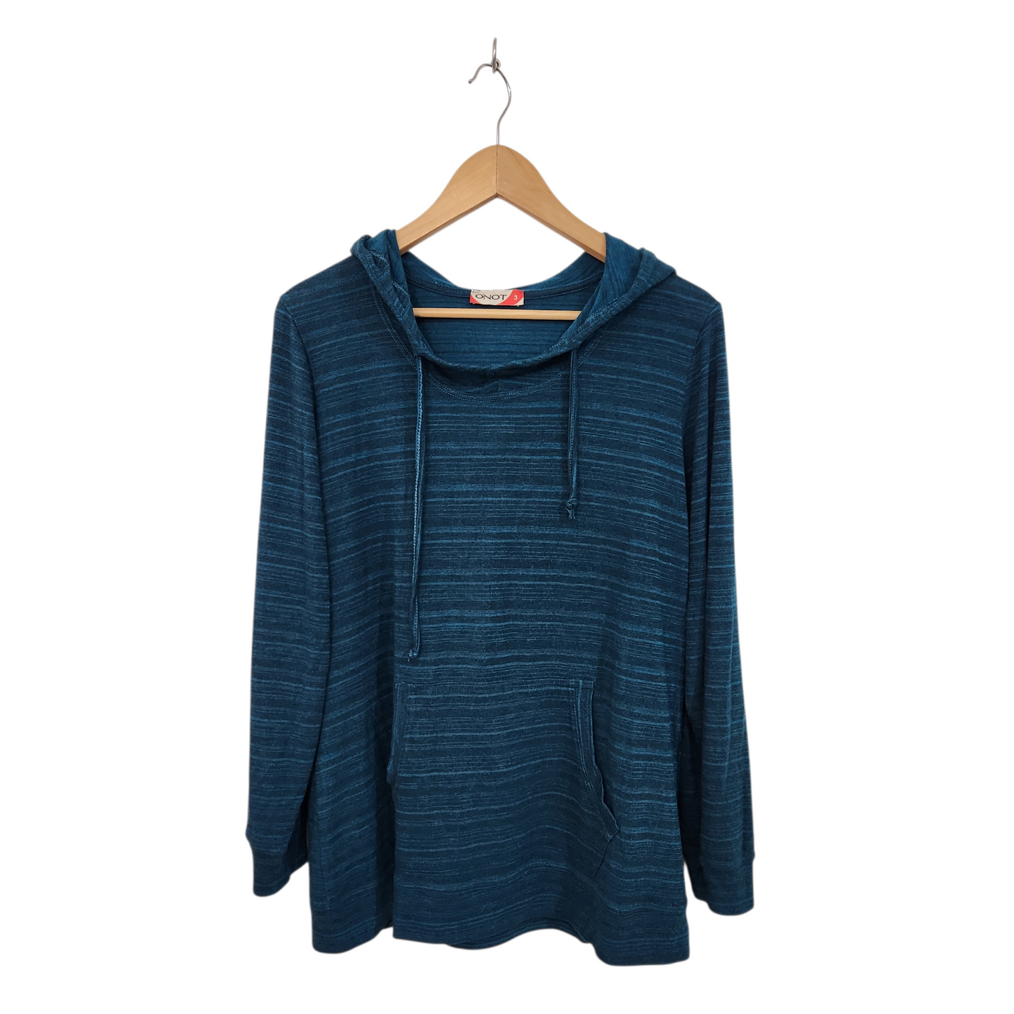 ONOT | קפוצ'ון דק צבע טורקיז | לאישה מידה 3 XXL