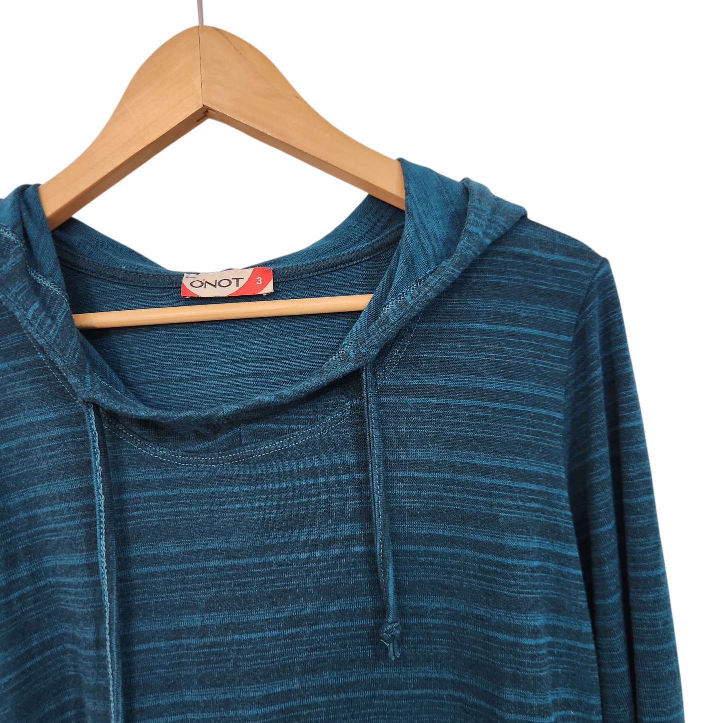 ONOT | קפוצ'ון דק צבע טורקיז | לאישה מידה 3 XXL