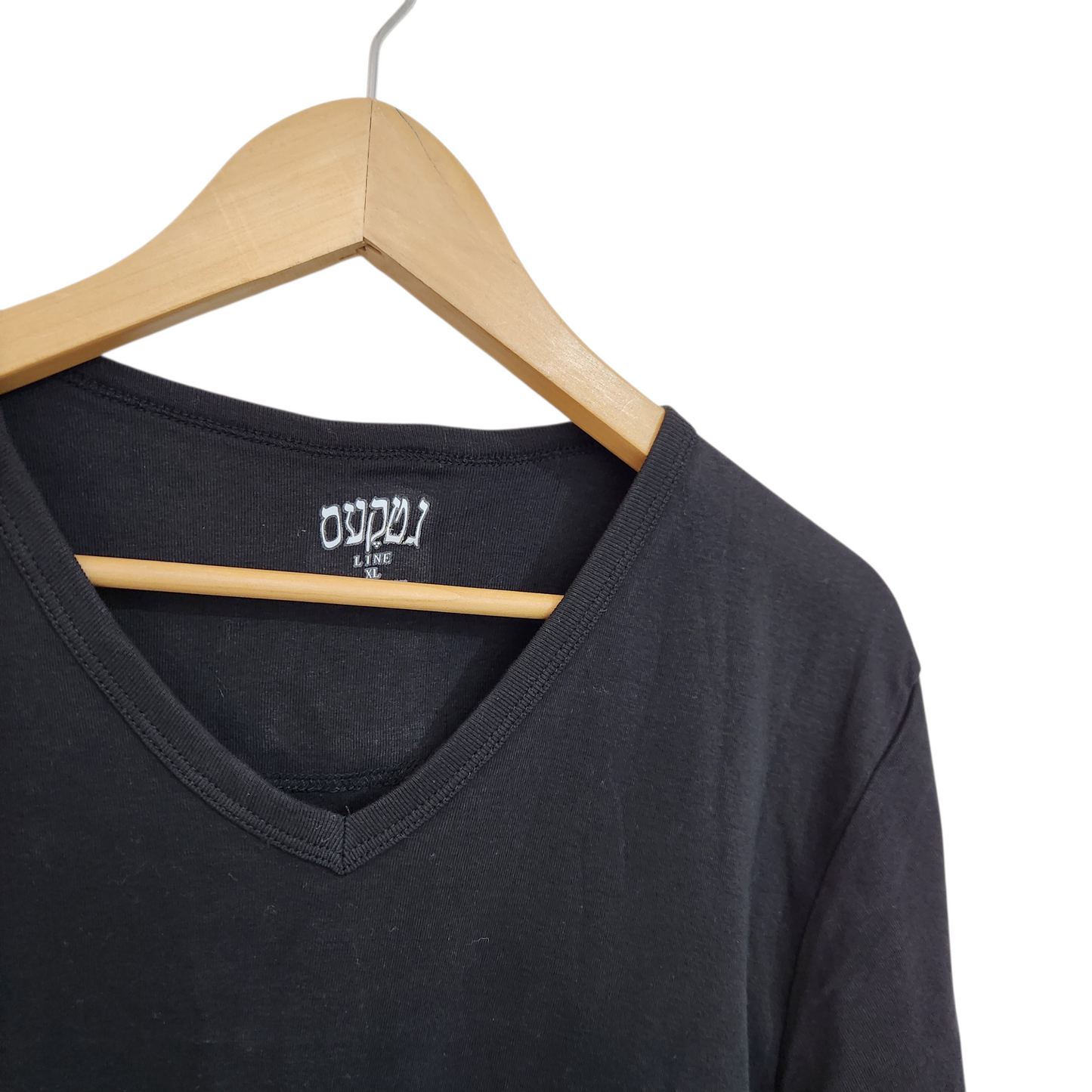 גטקעס | חולצה קצרה צבע שחור | לאישה מידה L/XL