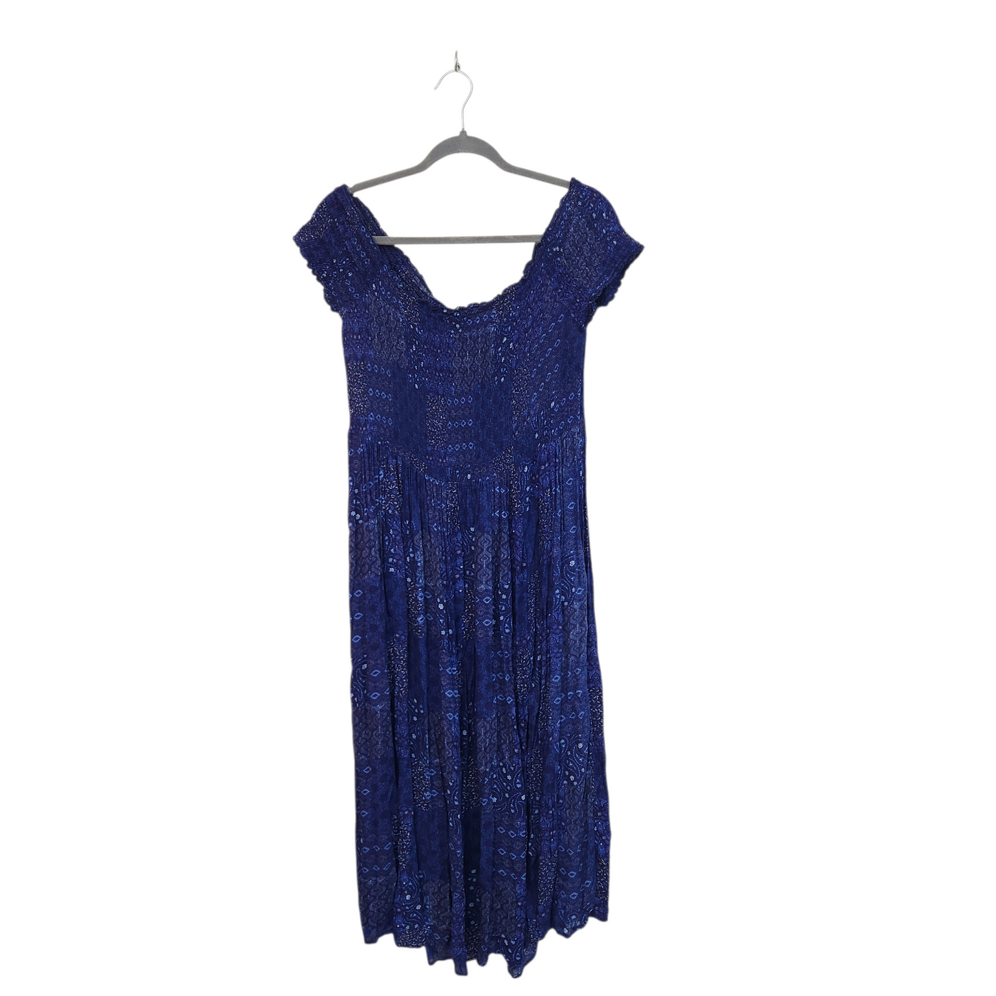 TAMNOON | שמלת מקסי אתנית כחולה | לאישה מידה XL