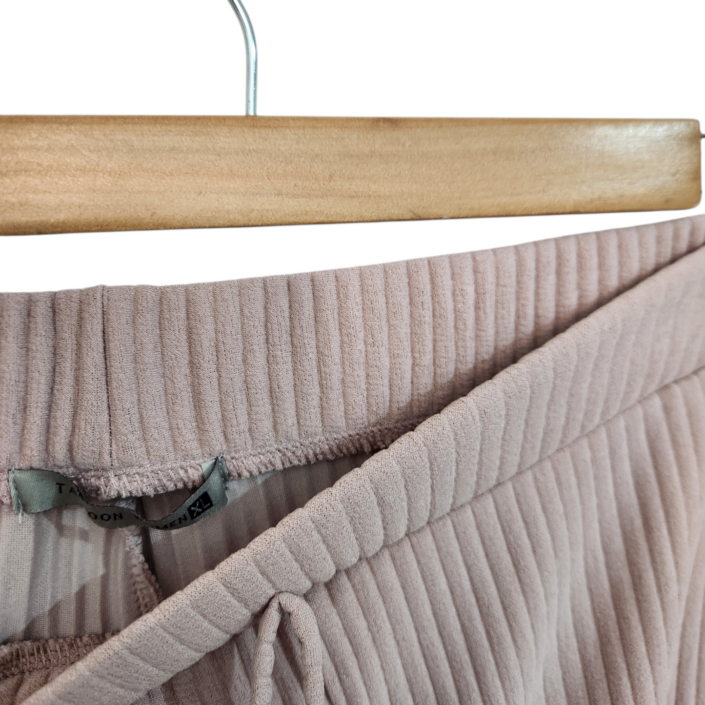 TAMNOON | מכנסיים ארוכים דקים צבע ורוד עתיק | לאישה מידה XL