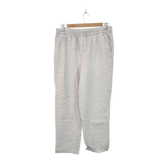 HOODIES | מכנסיים ארוכים דקים צבע בז' | לאישה מידה M