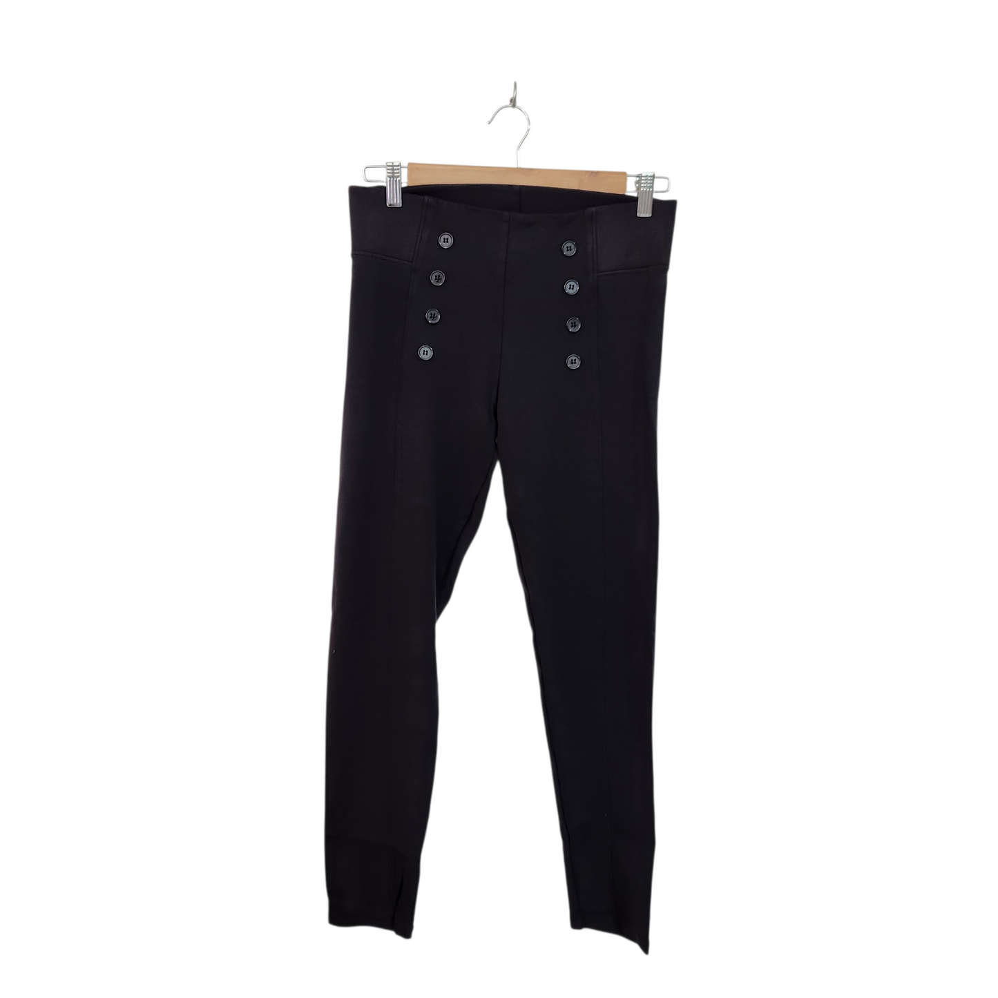 RENUAR | מכנסיים ארוכים דקים צבע שחור | לאישה מידה 2 M