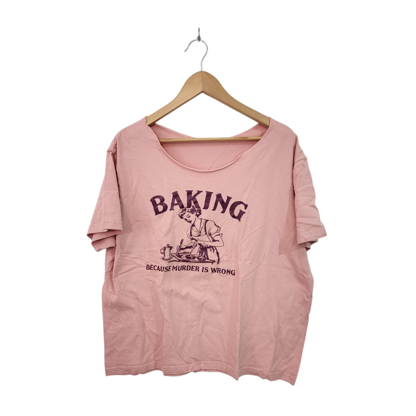 חולצה קצרה לאישה מידה XL