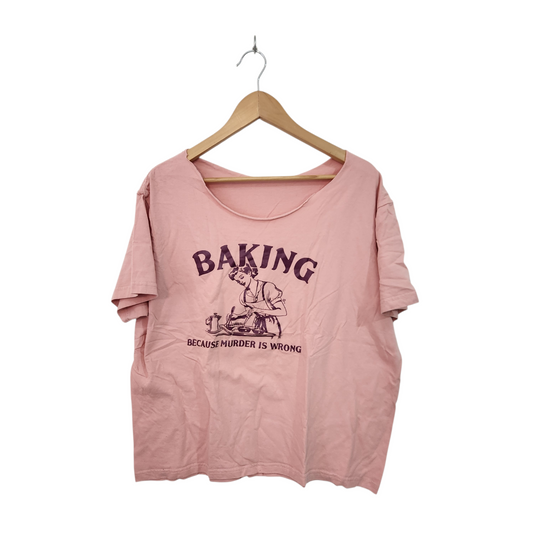 חולצה קצרה לאישה מידה XL