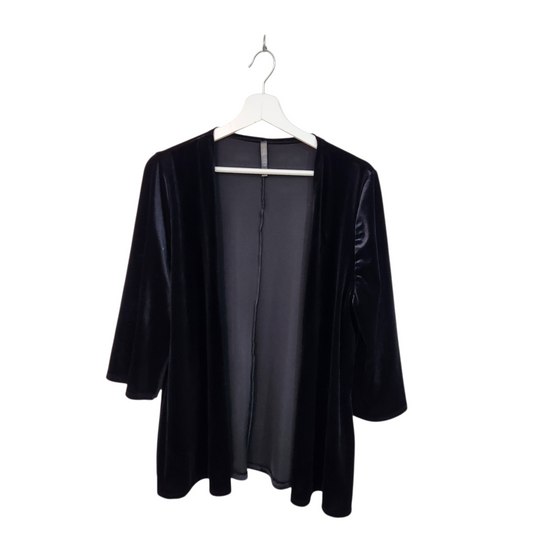 DISCREET | עליונית קטיפה צבע שחור | לאישה מידה 2 M