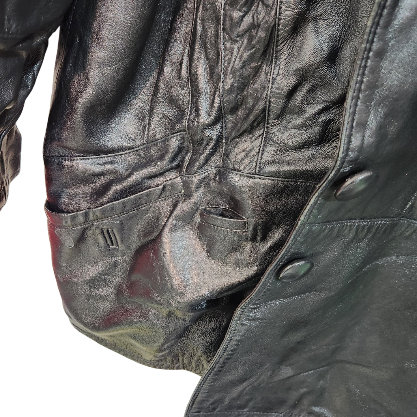 STRIWA | מעיל עור וינטג' | לאישה מידה XL | במצב טוב סימני שימוש קלים