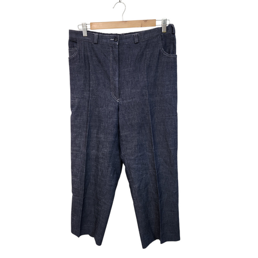 אפנת רשל | מכנסי וינטג' | לאישה מידה 50 | 40אינץ' מותן |