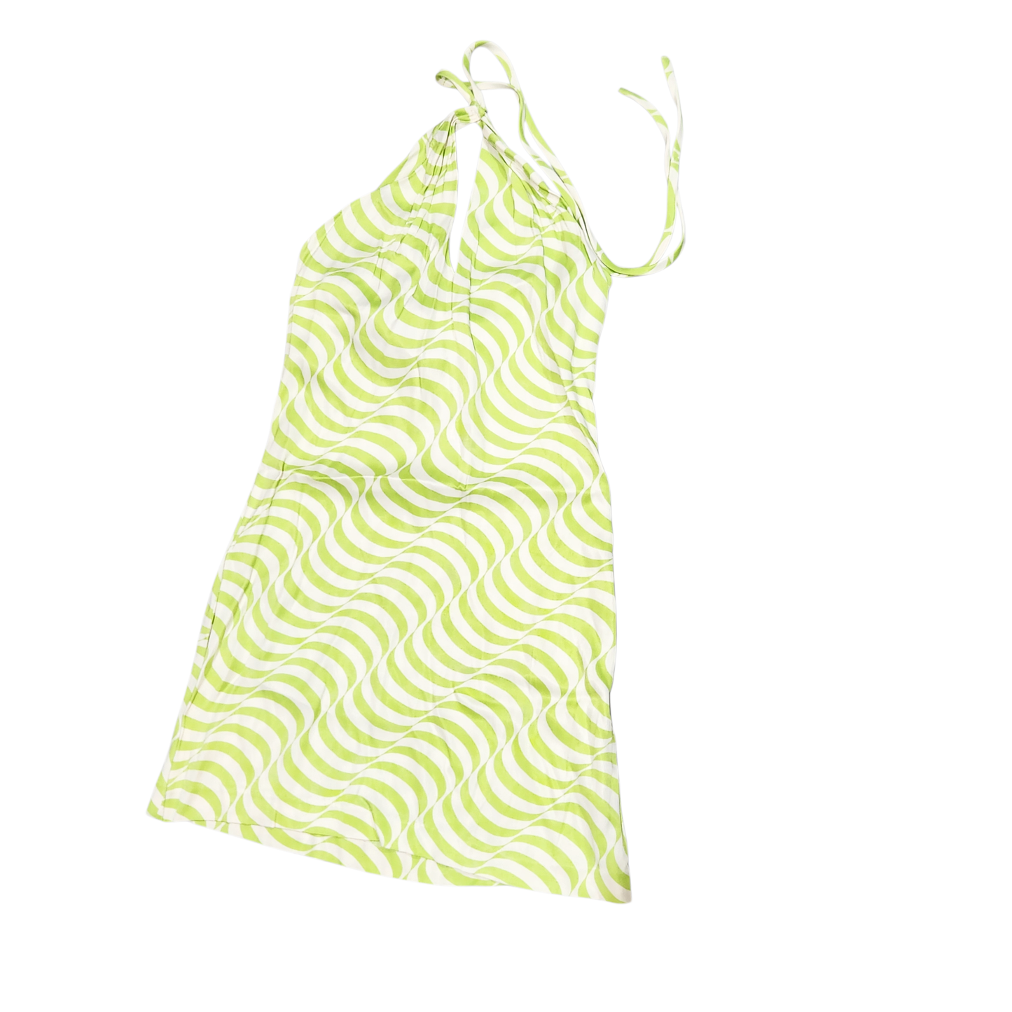 ZARA | שמלה קייצית צבע ירוק | לאישה מידה S | חדשה עם תווית