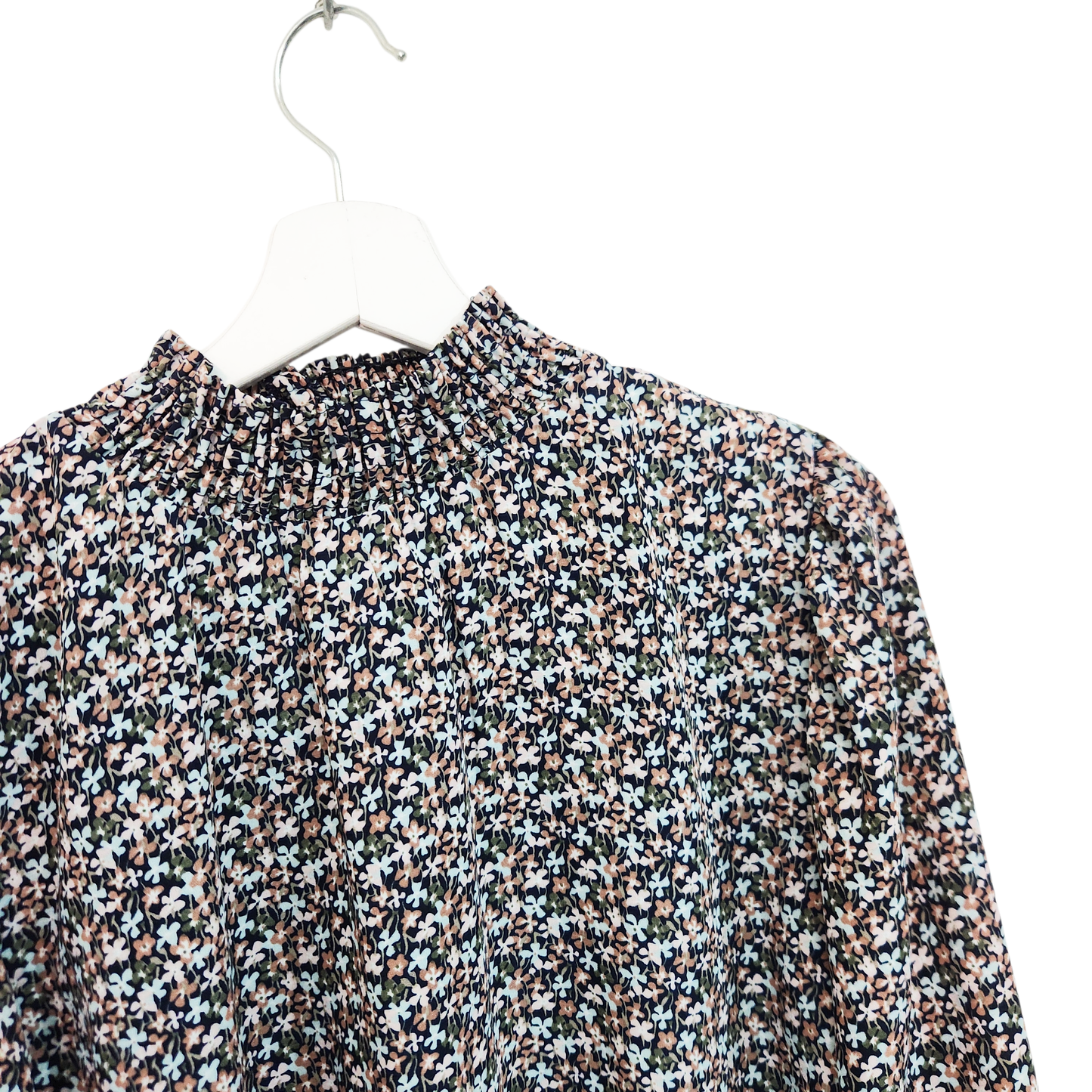 ALMA | חולצה ארוכה פרחונית דקה | לאישה מידה S