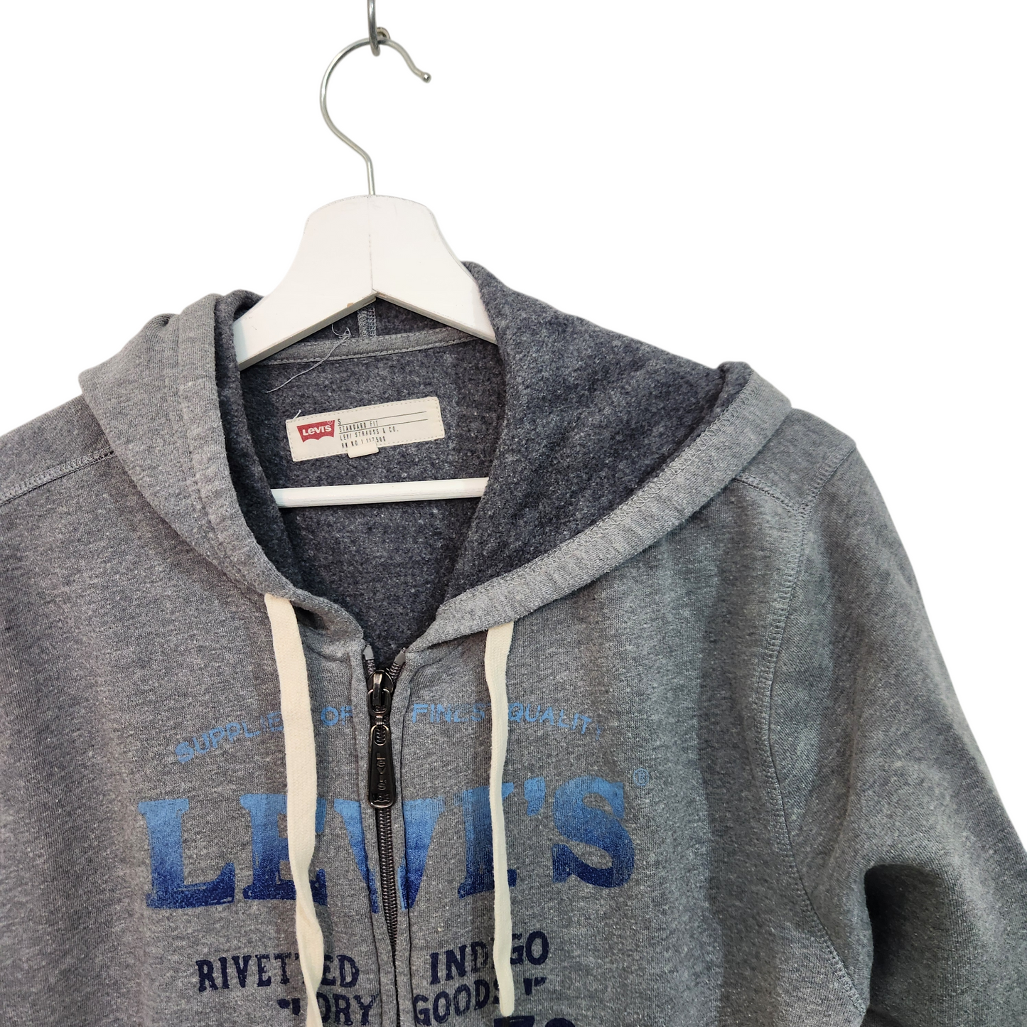 LEVI'S | קפוצ'ון צבע פור עם רוכסן | לאישה מידה S