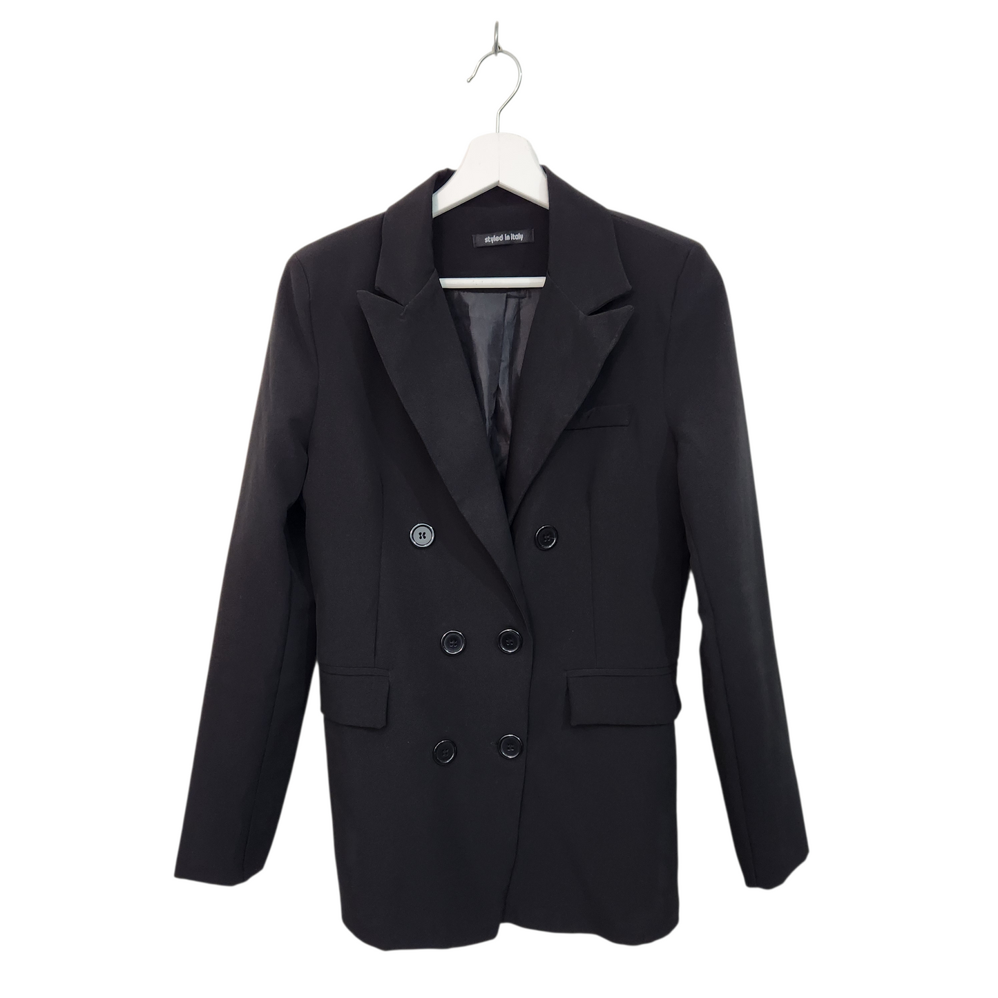 MADE IN ITALY | ג'קט צבע שחור | לאישה מידה S/M