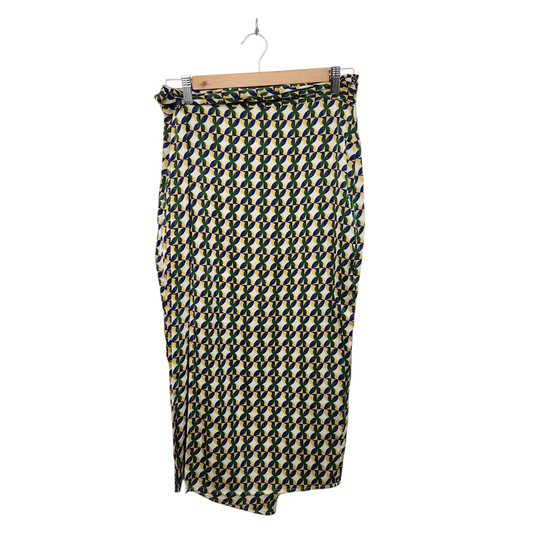 AMLA | חצאית סטן מעטפת | לאישה מידה M