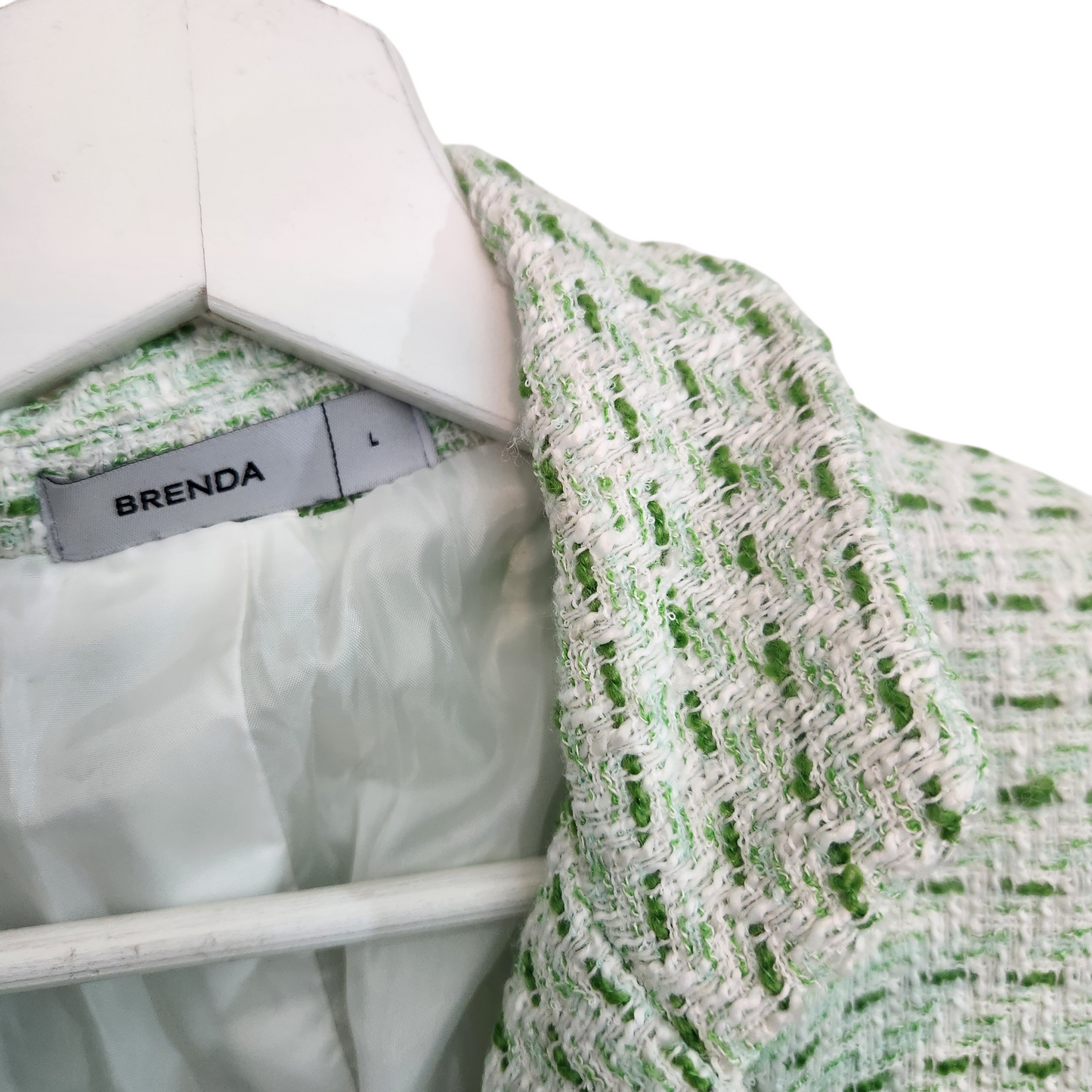 BRENDA | ג'קט וינטג' צבע ירוק | לאישה מידה L