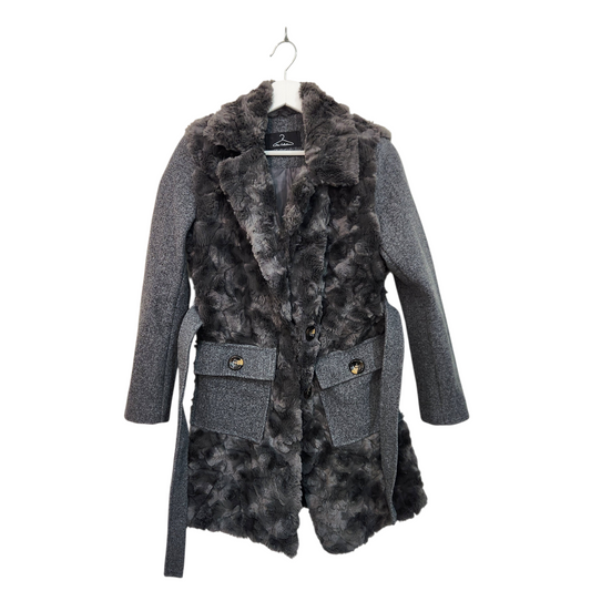 NEW COLLECTION | ג'קט חורפי צבע אפור | לאישה מידה M