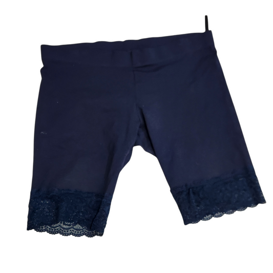 אריסטו שמט | טייץ קצר צבע כחול כהה | לאישה מידה 5 | 36 אינץ' | כתם