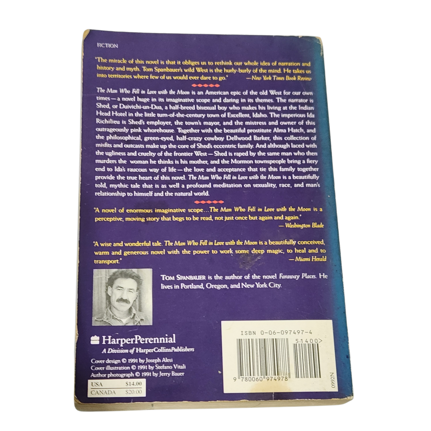 THE MAN WHO FELL IN LOVE WITH THE MOON - TOM SPANBAUER