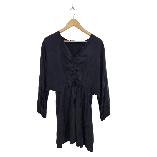 ZARA | שמלה שרוול ארוך צבע שחור | לאישה מידה M