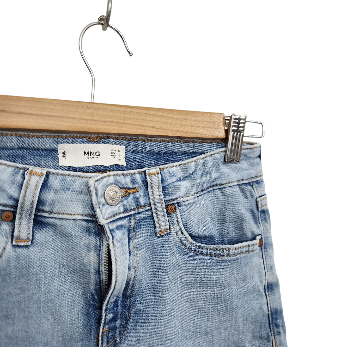 MANGO | ג'ינס קצר | לאישה מידה 34