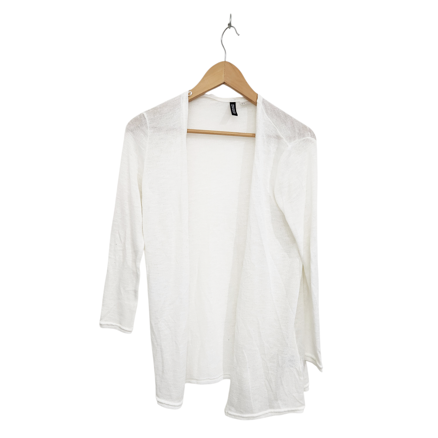 H&M | עליונית סריג צבע לבן | לאישה מידה S