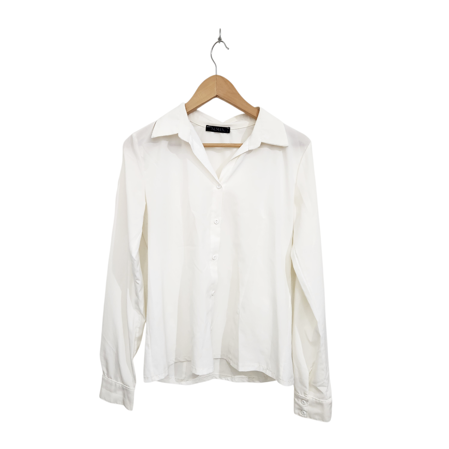 ALMHA | חולצה ארוכה דקה צבע קרם | לאישה מידה 1 S