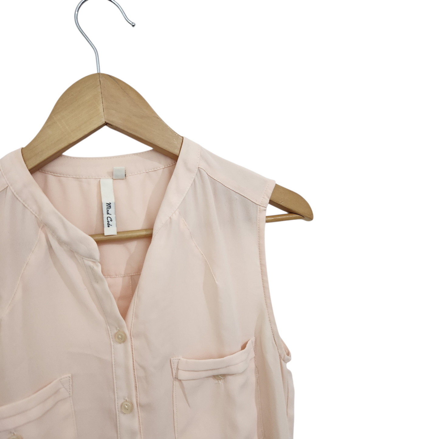 MIND GOLD | גופיה שקופה צבע אפרסק | לאישה מידה S