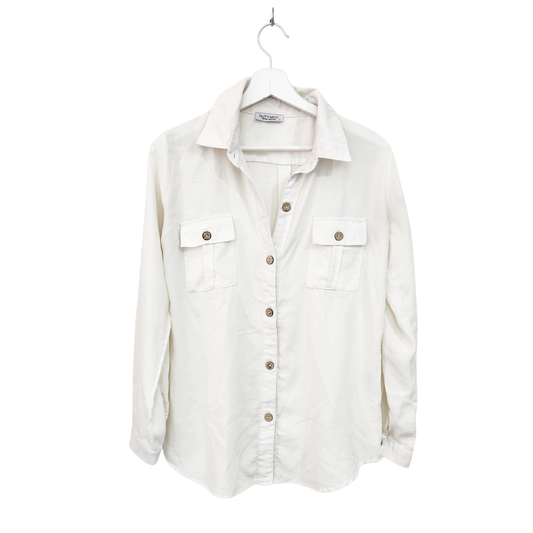 DUTY MOTU | חולצה ארוכה דקה מכופתרת | לאישה מידה 1 S