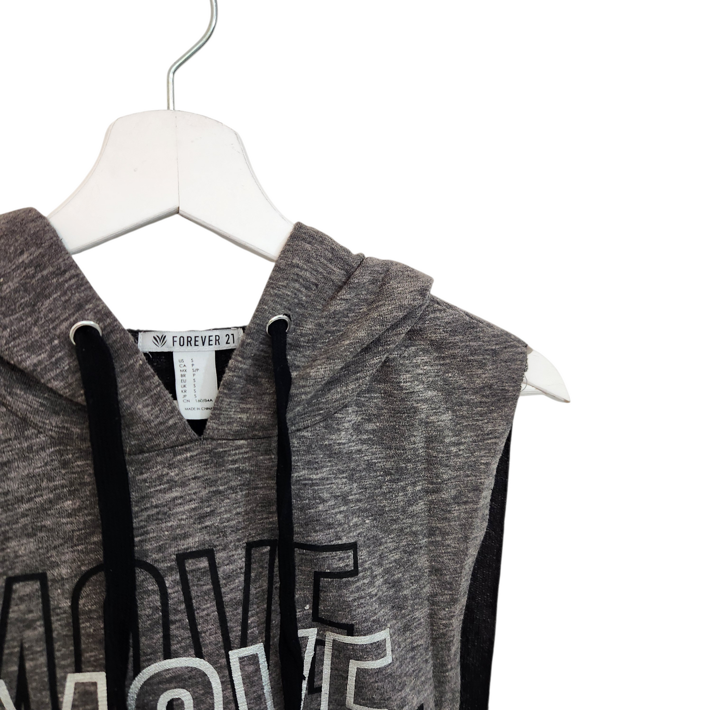 FOREVER21 | גופיה צבע אפור | לאישה מידה S