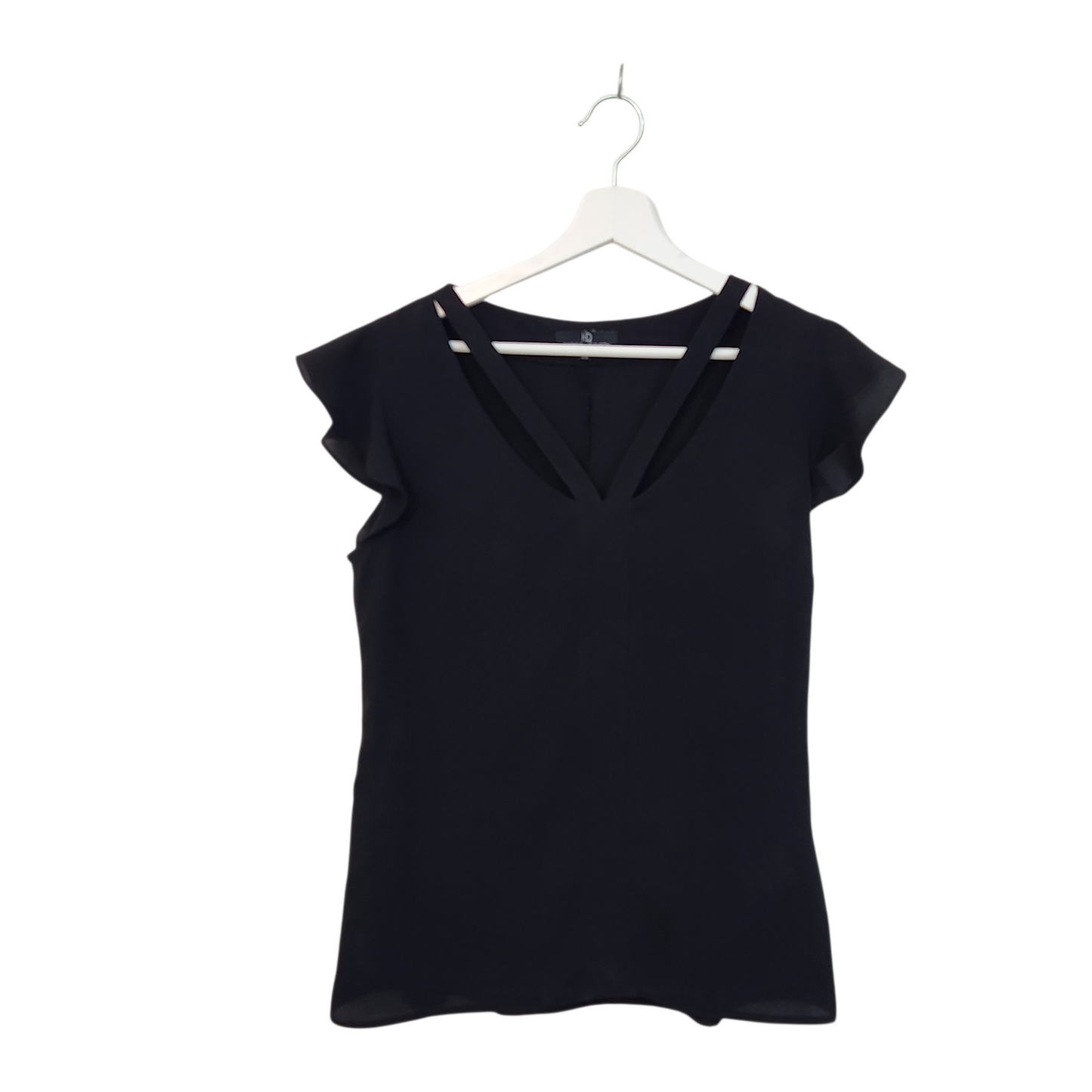 DAPHNA LEVINSON | חולצה קצרה צבע שחור | לאישה מידה 36