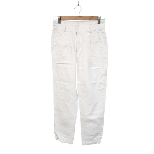 PERRY | מכנסיים ארוכים צבע לבן | לאישה מידה M