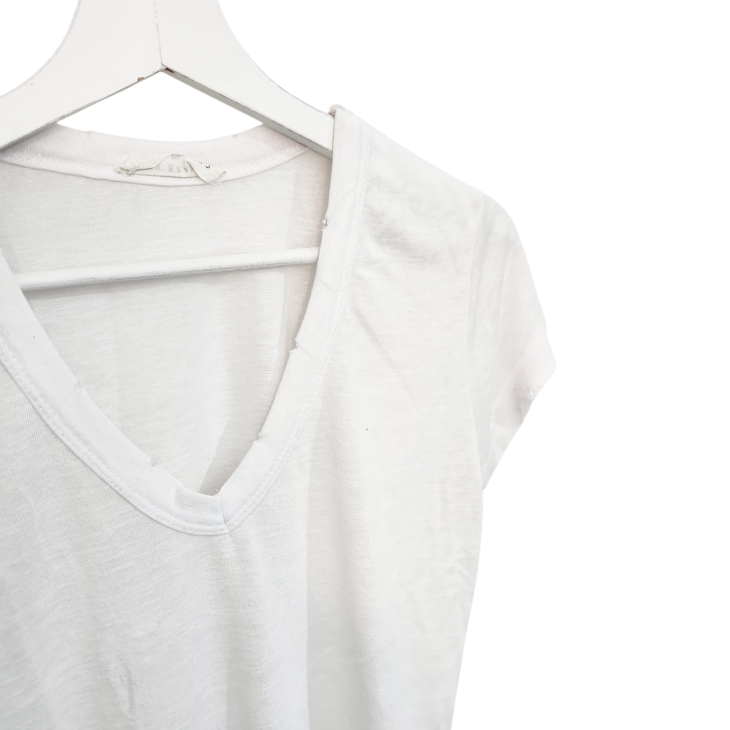 ITAY BRANDS | חולצה קצרה צבע לבן | לאישה מידה S