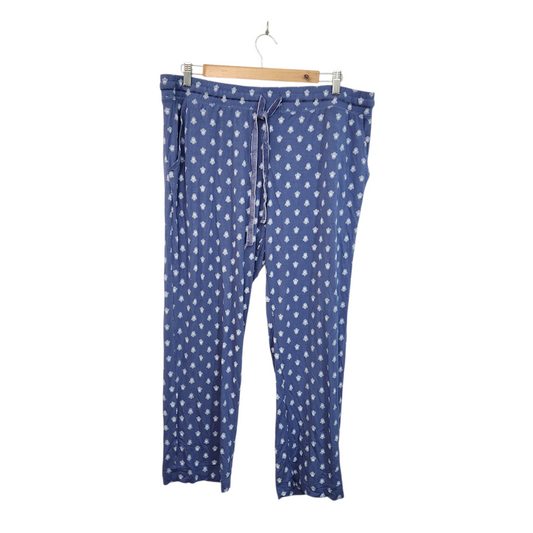 DELTA | מכנסי פיג'מה צבע כחול | לאישה מידה XL