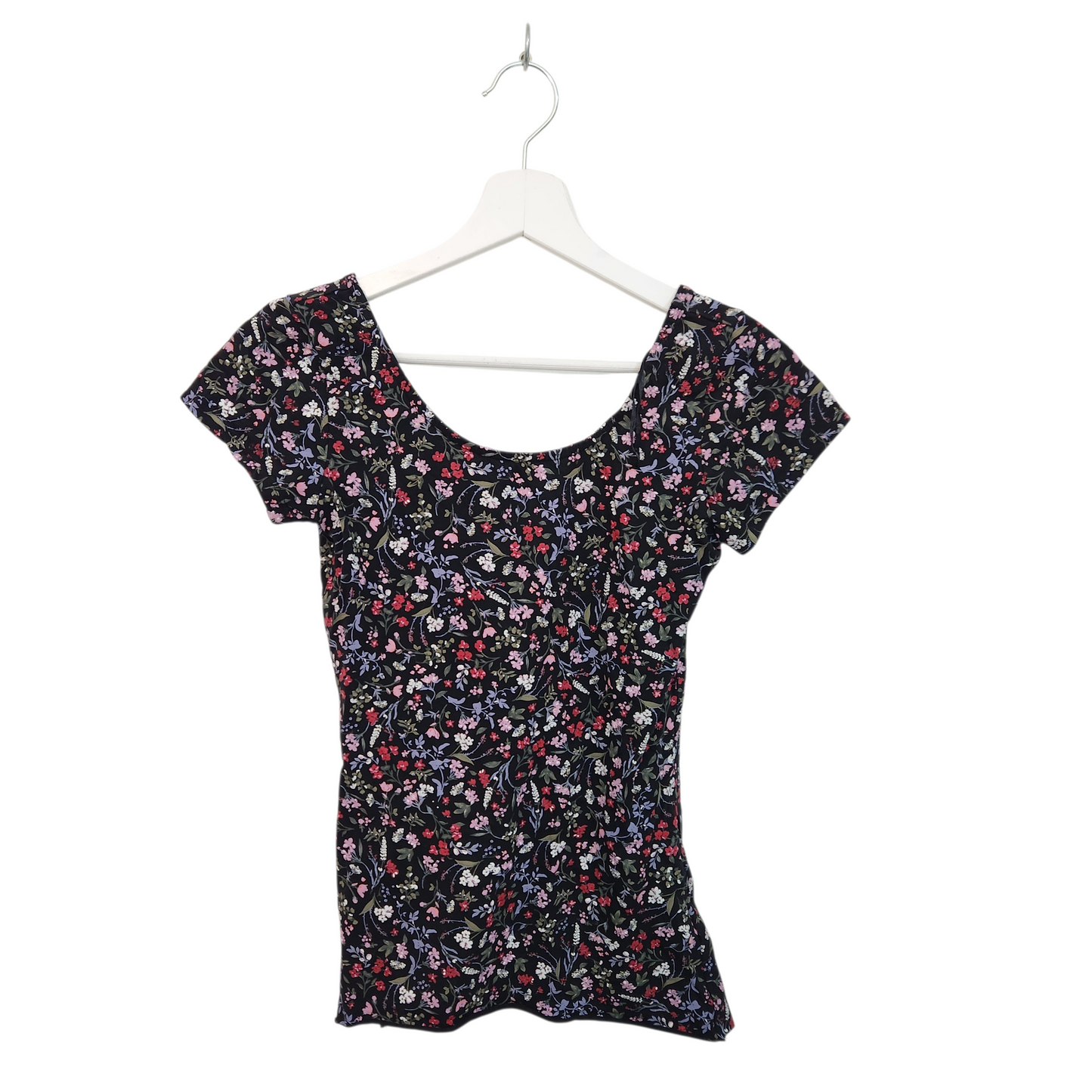 Clockhouse | חולצה קצרה פרחונית | לאישה מידה M