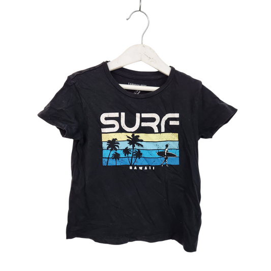 TAMNOON | חולצה קצרה צבע שחור | לילדים גיל 6