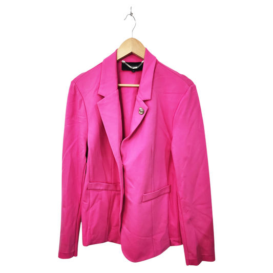 GOLBARY | ג'קט ורוד עם סיכה לאישה מידה 44