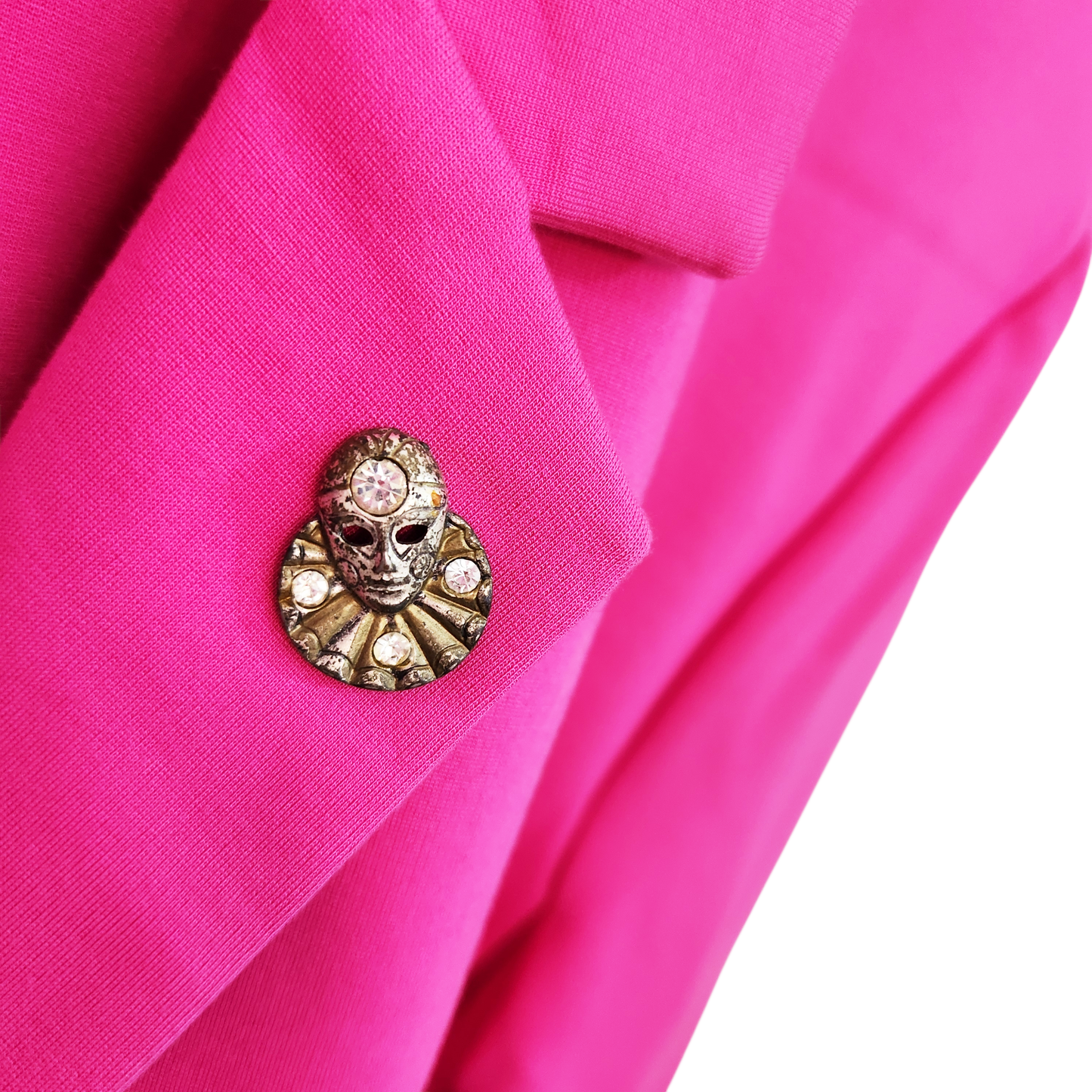 GOLBARY | ג'קט ורוד עם סיכה לאישה מידה 44