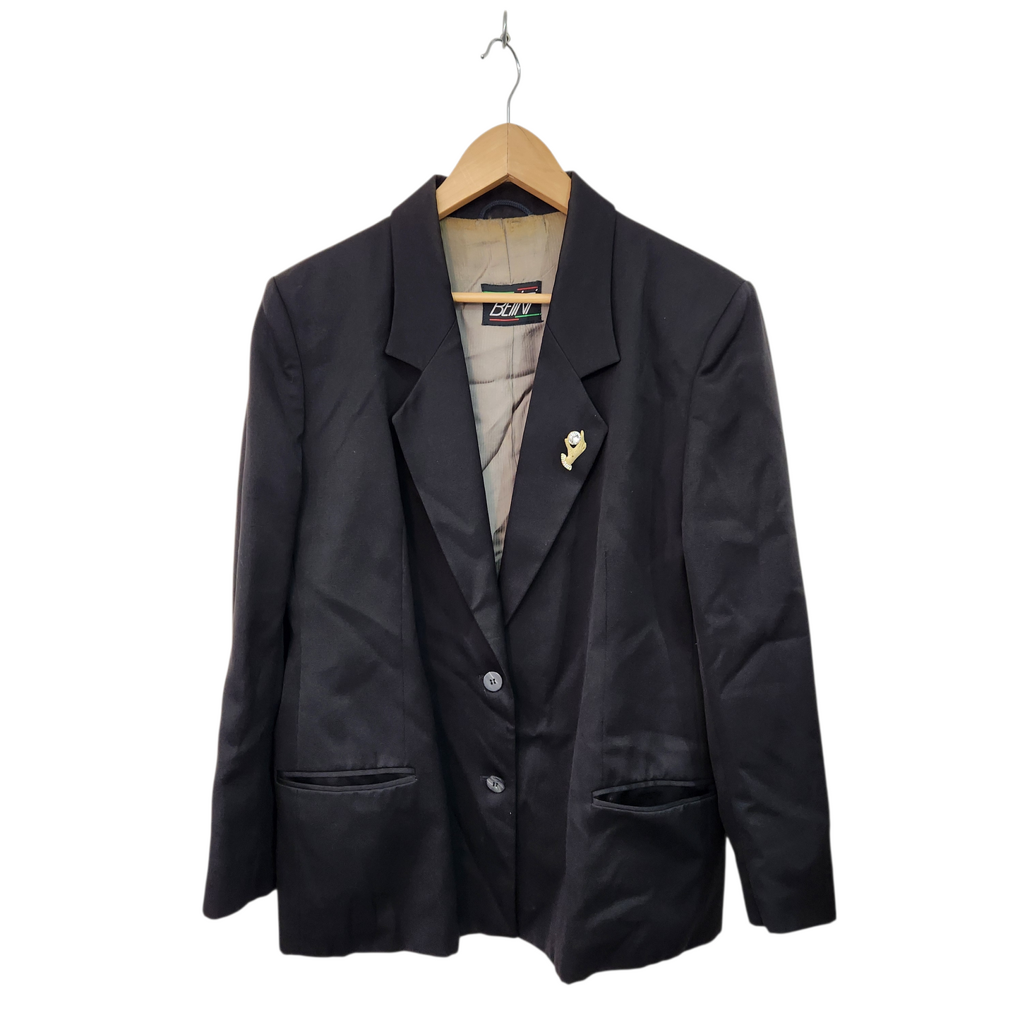 BETINI | ג'קט וינטג' צבע שחור | לאישה מידה 42